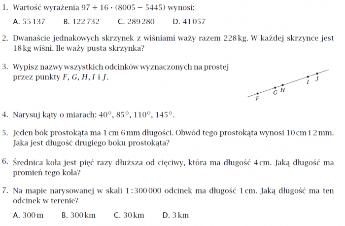 Koło I Okrąg Zadania Klasa 4 Zadania dla klas 4 : Matematyka Anna Misiewicz